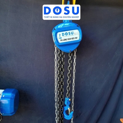 Pa lăng xích kéo tay DOSU 1.5T-2.5M 1.5 tấn 2.5m