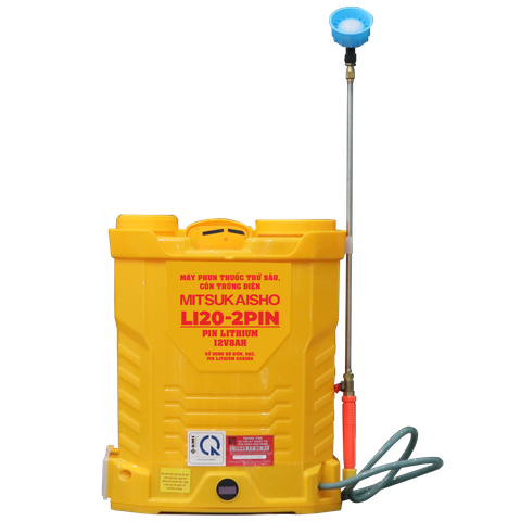 Máy phun thuốc trừ sâu, côn trùng điện MITSUKAISHO Li20-pin Vàng Pin lithium 12V8Ah