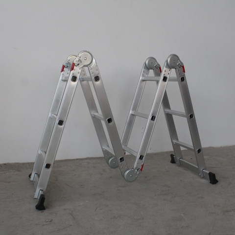 Thang nhôm xếp Oshima T4D-3 Xanh đậm (4 đoạn, 3 bậc)