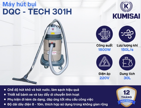 Máy hút bụi công nghiệp DQC - TECH 301H