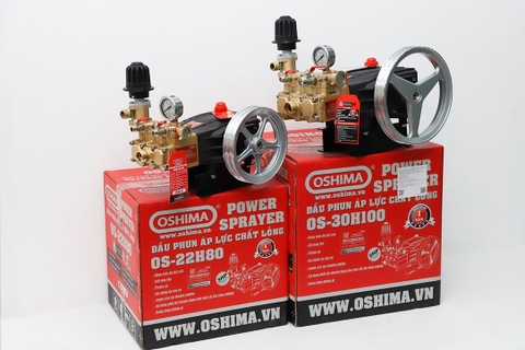 Đầu phun áp lực chất lỏng OSHIMA OS-30H100 5.0HP Đen (hoạt động bằng sức kéo động cơ)