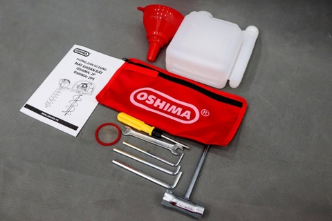 Máy khoan đất Oshima 2PS 68cc Đỏ 2 thì (không mũi)