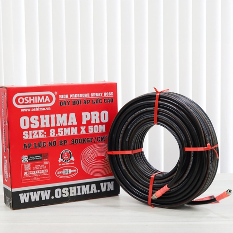Ống nhựa PVC OSHIMA Pro 8.5mm x 50m Đen