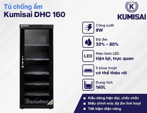 Tủ chống ẩm Kumisai DHC 160