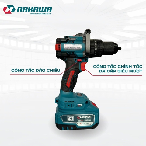 Máy khoan pin 3 chức năng NAKAWA NK-KM2113/160PRO