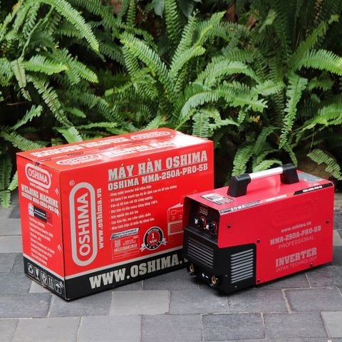 Máy hàn OSHIMA MMA-250A-PRO-5B 13KVA Đỏ