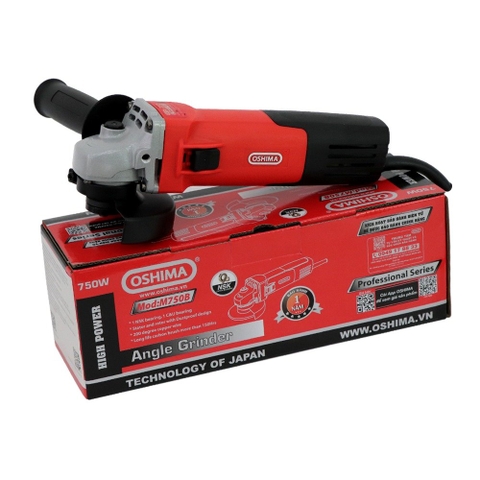 Máy mài góc Oshima M750B 750W Đỏ Điện 1 pha