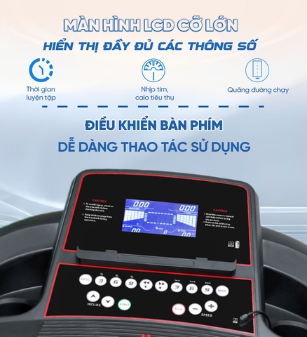 Máy chạy bộ Queen Crown QS592