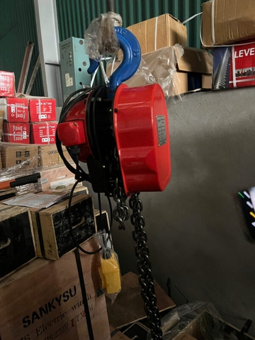Pa lăng xích điện SANKYSU DHS5T 5m 4000kg