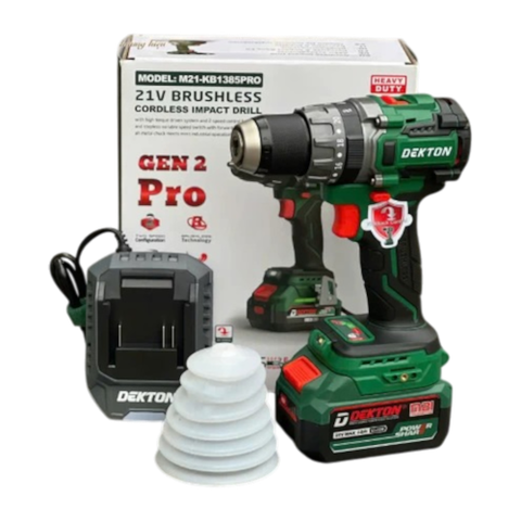 Thân máy khoan động lực dùng pin 21V Dekton M21-KB1385PRO (Anti Kickback)