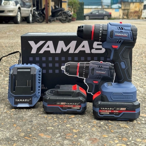 MÁY KHOAN PIN YAMASU YMS-MKP1010G2 LỰC SIẾT 45N PIN 21V
