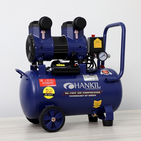 Máy nén khí HANKIL 30-2.0-S 2.0HP Điện 1 pha (Không dầu,nhanh,dây đồng)