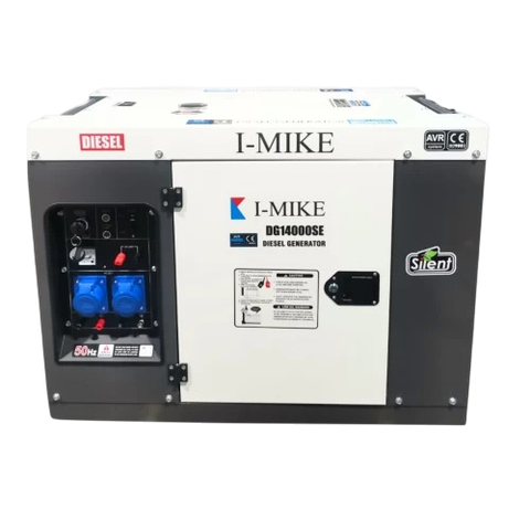 Máy Phát Điện Chạy Dầu I-Mike 9Kw DG14000SE Siêu Chống Ồn