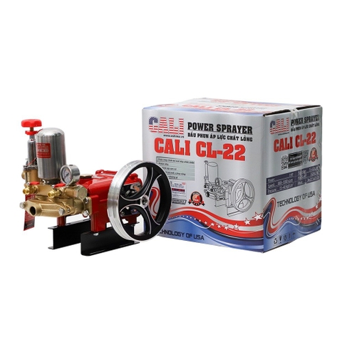 Đầu phun áp lực chất lỏng CALI CL-22 1.0HP Đỏ (hoạt động bằng sức kéo động cơ)