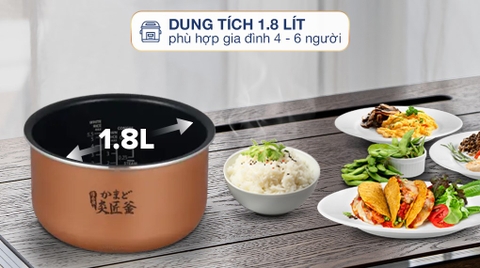 Nồi Cơm Điện Tử Toshiba RC-18DR5UVN(H)