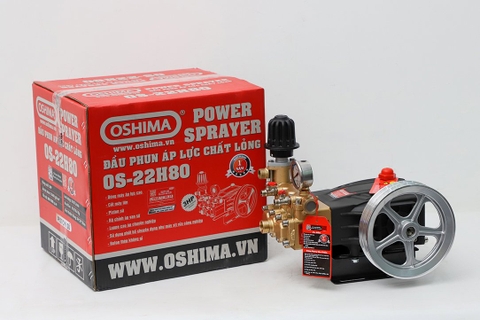 Đầu phun áp lực chất lỏng OSHIMA OS-22H80 3.0HP Đen (hoạt động bằng sức kéo động cơ) (thân gân)