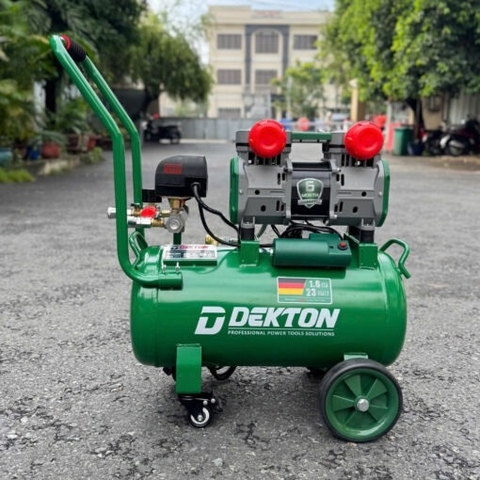 Máy nén khí không dầu 23L 1.8HP Dekton DK-AC3925PLUS (tay kéo dài)