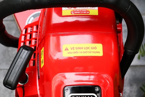 Cưa xích Oshima CX-5800 2.5kW Đỏ-đen