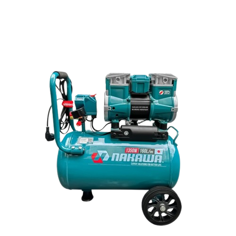 Máy nén khí không dầu, tốc nhanh, siêu êm Nakawa NK-BH1826PRO - 26 lít 1350W