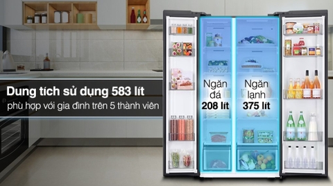 Tủ lạnh Samsung Inverter 583 lít RS57DG400EM9SV