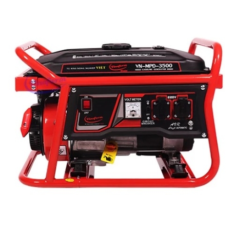 Máy Phát Điện Chạy Xăng 2Kw Vinafarm VN-MPD-3500