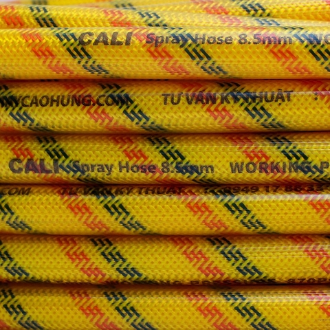 Ống nhựa PVC Cali 8.5mm x 50m Vàng