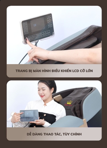 Ghế massage Queen Crown QE 66
