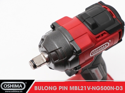 Mở bu lông pin lithium Oshima MBL21V-NG500N-D3 (Thân Máy)