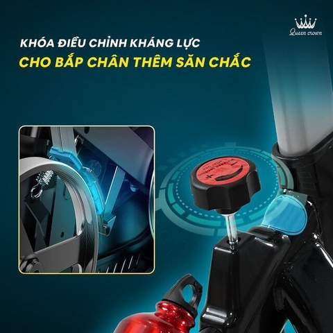 Xe đạp tập thể dục Queen Crown 200 Sport