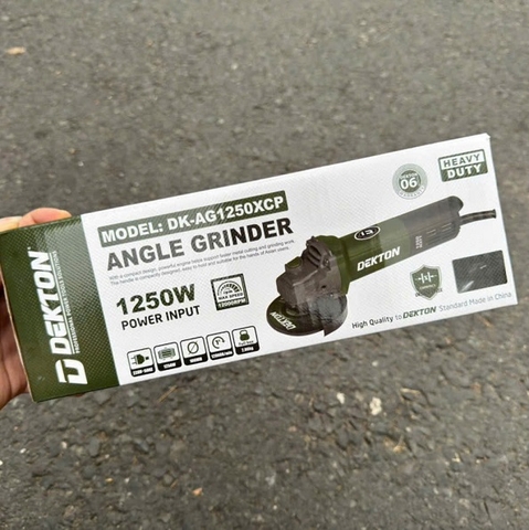 Máy mài góc công tắc đuôi Dekton DK-AG1250XCP đường kính đá cắt 100mm