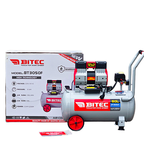 Máy nén khí không dầu (50L) BITEC BT3050F