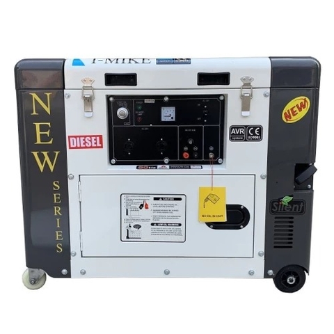 Máy Phát Điện Chạy Dầu I-Mike 5Kw DG6900SE Siêu Chống Ồn Mở Nắp Trên