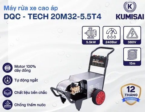 Máy rửa xe cao áp DQC - TECH 20M32-5.5T4