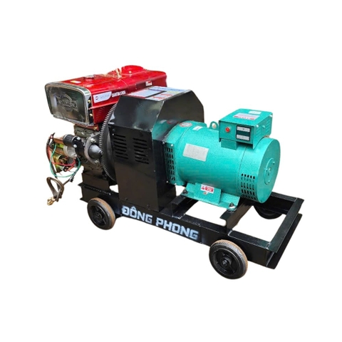 Máy phát điện đầu nổ ĐÔNG PHONG 7.5kW 220V gió đề