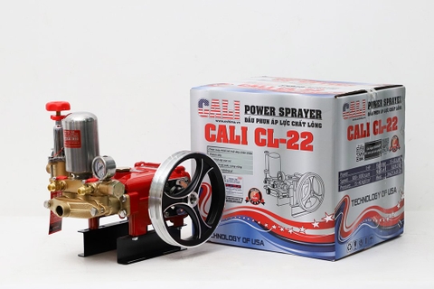 Đầu phun áp lực chất lỏng CALI CL-22 1.0HP Đỏ (hoạt động bằng sức kéo động cơ)