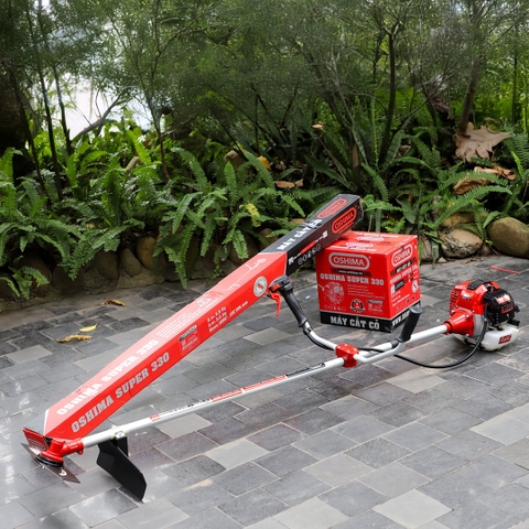 Máy cắt cỏ OSHIMA SUPER 330 900W Đỏ-đen 2 thì (rời, chết)