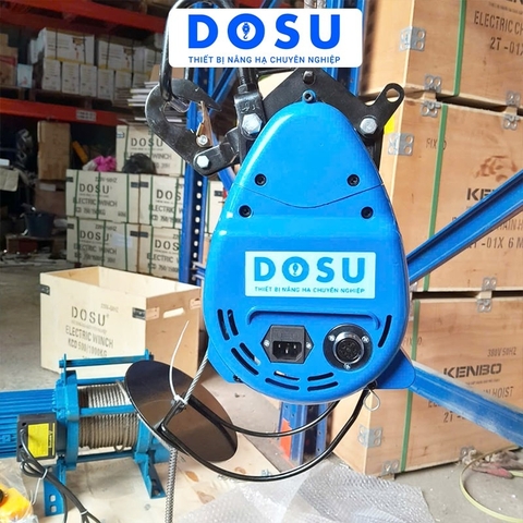 Tời điện treo 300kg DOSU SK300 30m 220V nhanh