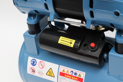 Máy nén khí Mitsukaisho 12-1.5 1.5HP Xanh dương Điện 1 pha (Không dầu,nhanh,dây đồng)