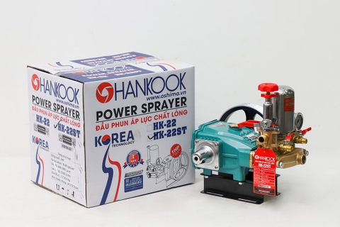 Đầu phun áp lực chất lỏng HANKOOK HK-22ST 1.0HP Xanh đậm (hoạt động bằng sức kéo động cơ)