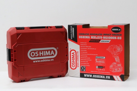 Mở bu lông pin lithium Oshima MBL21V-NG1000N-D3 (Thân Máy)