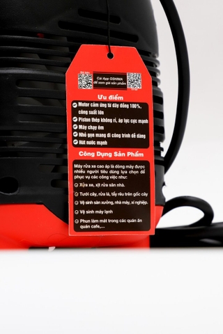 Máy xịt rửa Oshima MXR500 2.5kW Đỏ Điện 1 pha