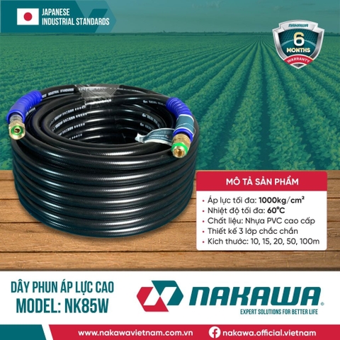 Dây phun áp lực cao NAKAWA NK85W