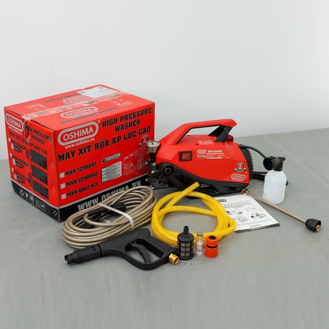 Máy xịt rửa Oshima MXR-JZ900A1 2.5kW Đỏ Điện 1 pha