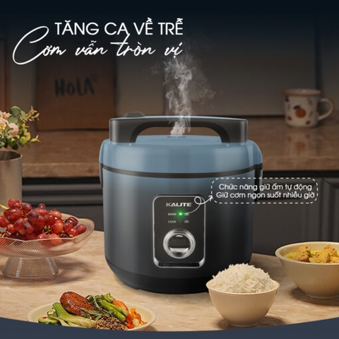 Nồi cơm điện KALITE KRC6018 700W chống dính dung tích 1,8L