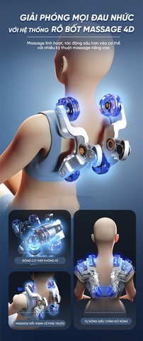 Ghế massage Queen Crown QE 455 Lux