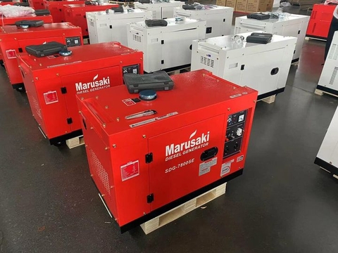 Máy Phát Điện Chạy Dầu 6Kw Marusaki SDG-7800SE 220V