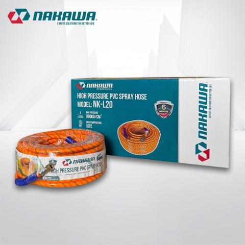 Dây phun áp lực cao NAKAWA NK-L (các kích thước 10, 15, 20, 50m)
