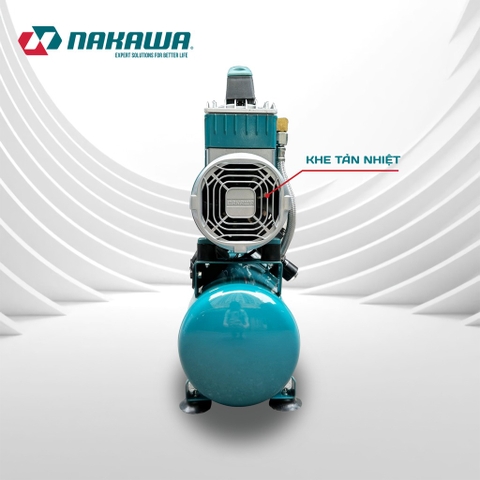 Máy nén khí không dầu, tốc nhanh, siêu êm Nakawa NK-BH1810PRO - 10 lít 1350W
