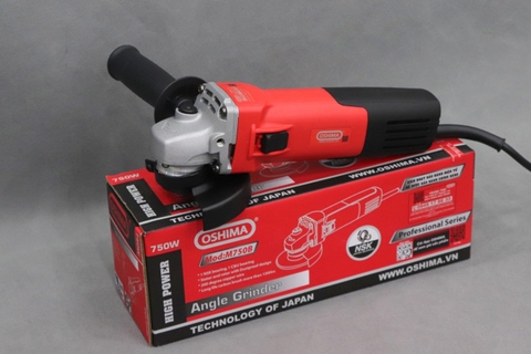 Máy mài góc Oshima M750B 750W Đỏ Điện 1 pha