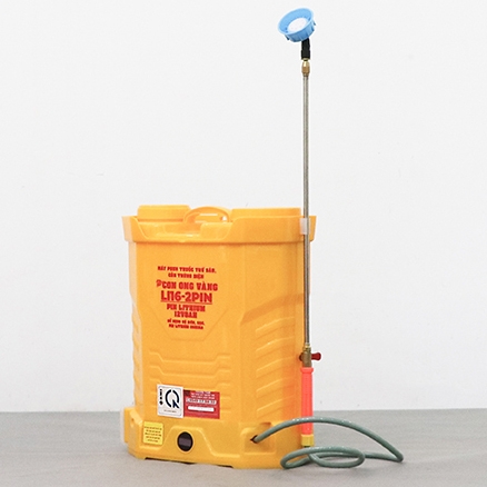 Máy phun thuốc trừ sâu, côn trùng điện CON ONG VÀNG Li16-pin Vàng Pin lithium 12V8Ah